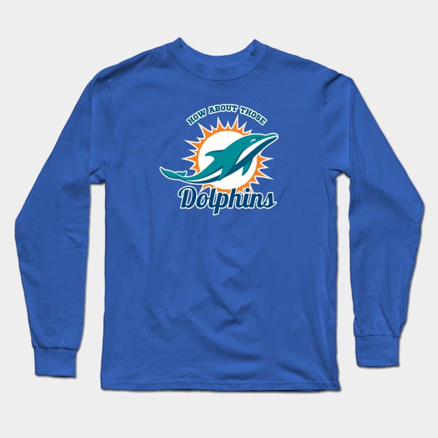 Dolphins | The Birdcage Long Sleeve T-Shirt by monoblocpotato
